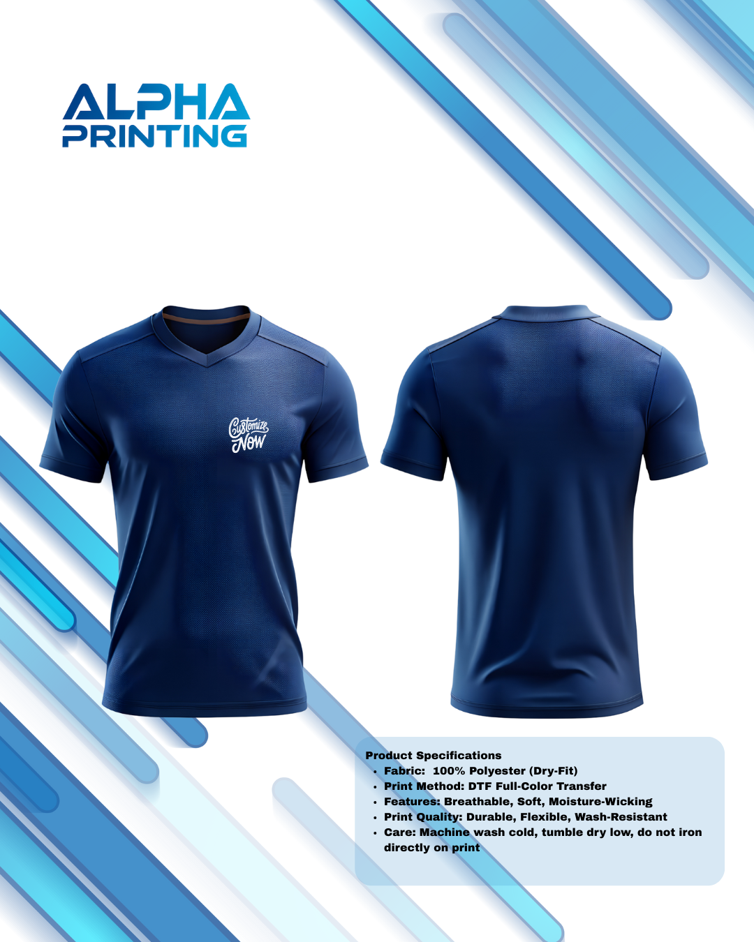 T- Shirt DryFit Front Print