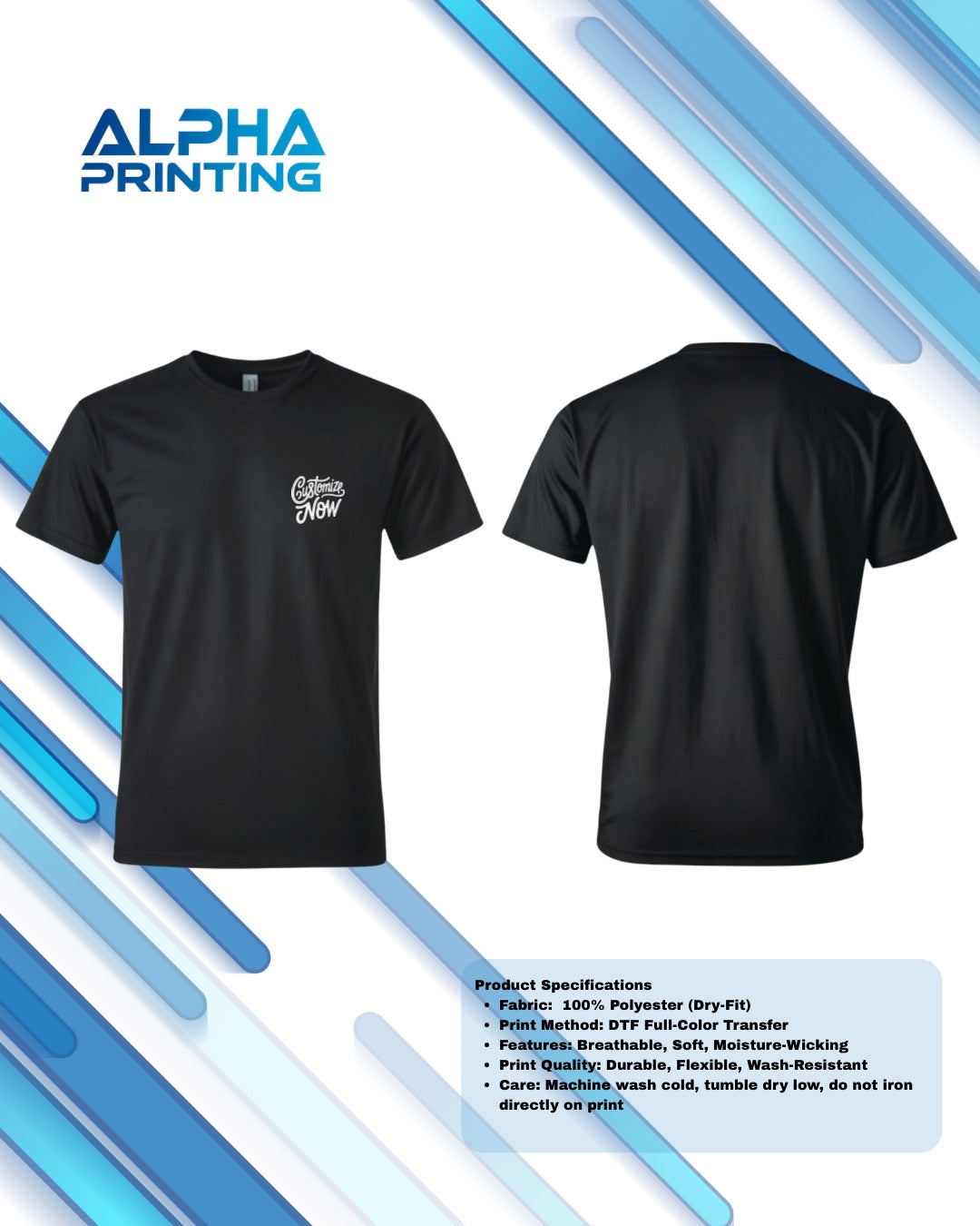 T- Shirts DryFit Front Print