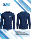 T- Shirts Long Sleeve DryFit Frontl Print