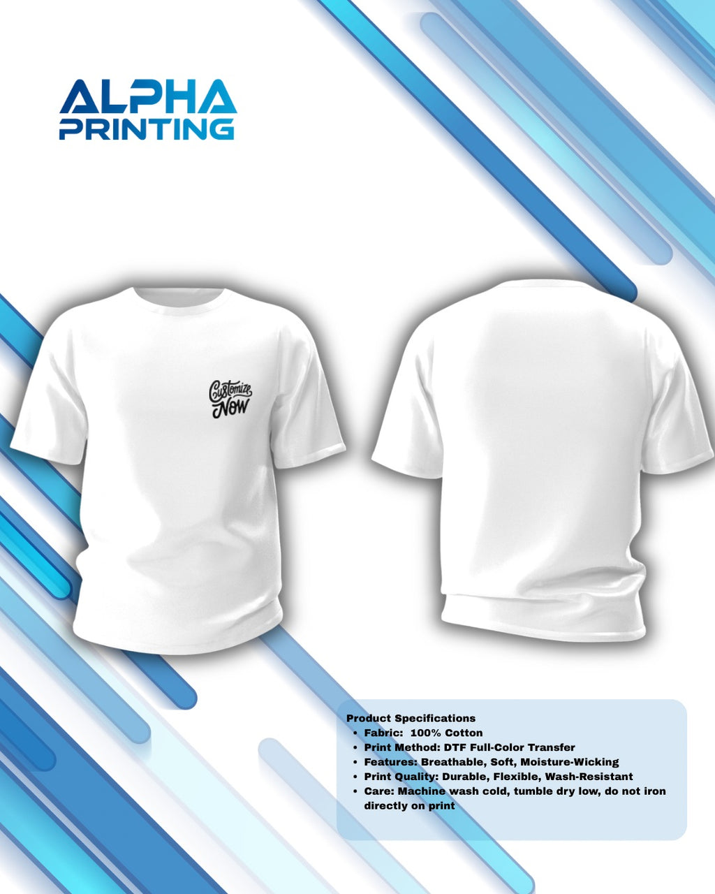 T- Shirt Cotton Front Print